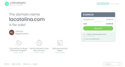 Desktop Screenshot of lacatalina.com